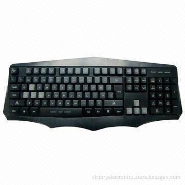 Standard keyboard with LED light